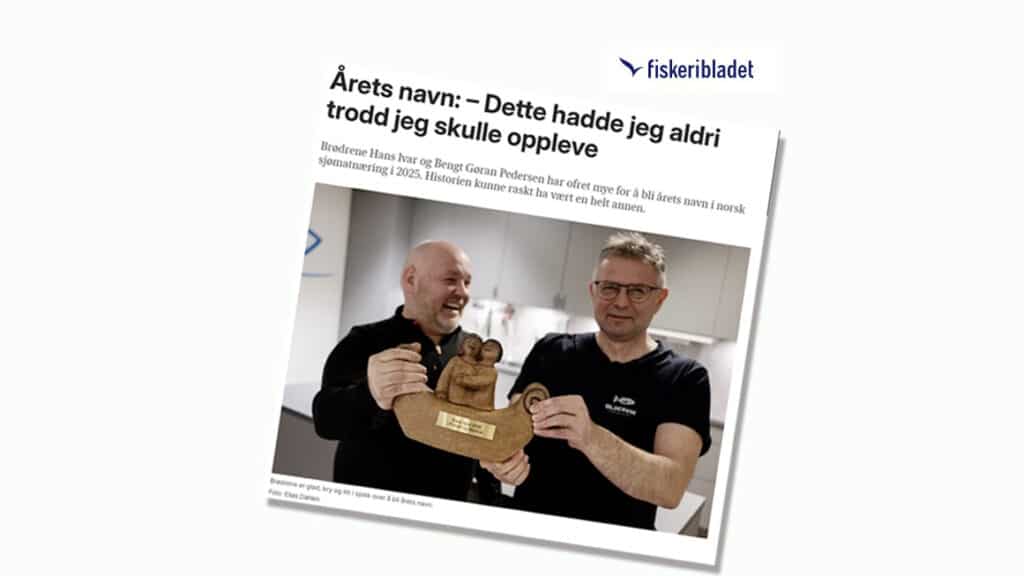 Faksimile fra Fiskeribladet