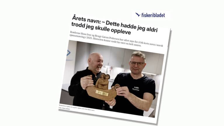 Faksimile fra Fiskeribladet
