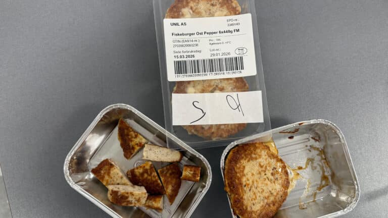 NM-gull til Fiskemannens fiskeburger med ost